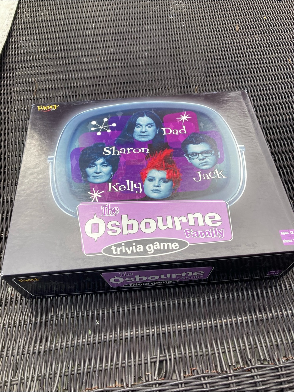 The Osbourne Family Trivia board game